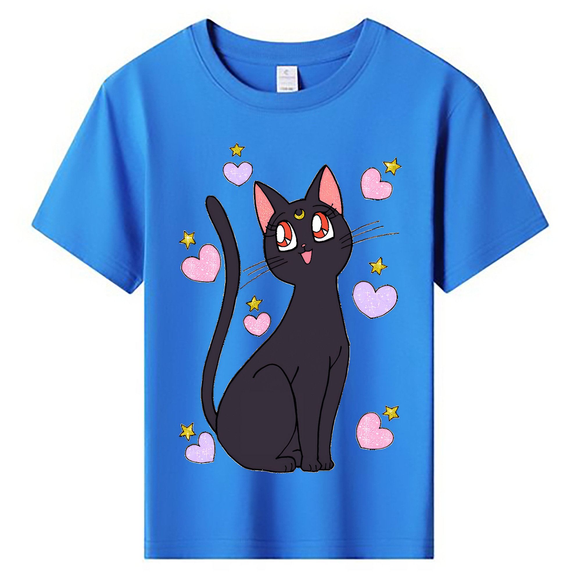 （画像用） 美少女戦士セーラームーン Sailor Moon 綿100％キッズTシャツ（フロントプリント）